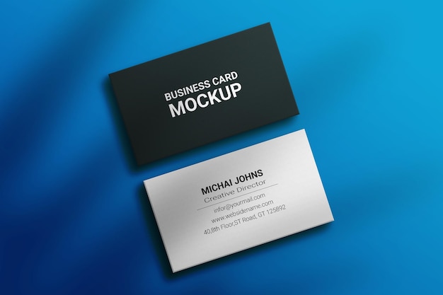 un conjunto de modelos de tarjetas de visita con un logotipo