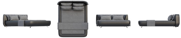 Conjunto de muebles tradicionales para dormitorios de lujo