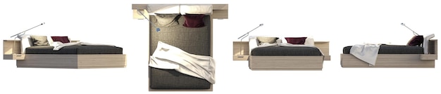Conjunto de muebles tradicionales para dormitorios de lujo