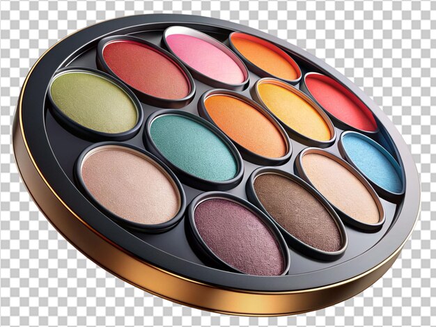 PSD conjunto de paletas de sombras de ojos bonitas