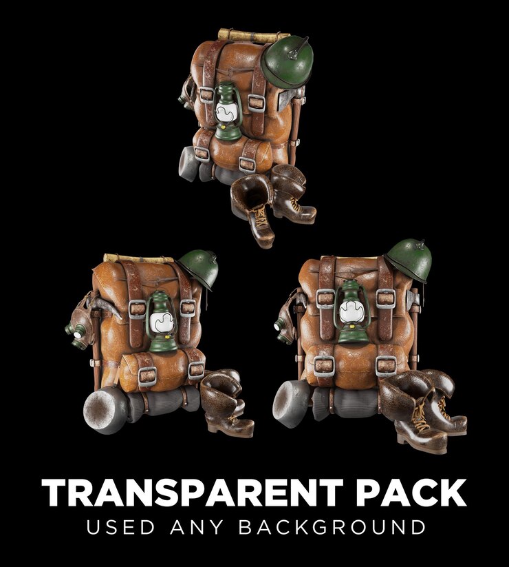 PSD conjunto de paquetes de objetos 3d con representación de alta resolución con fondo transparente