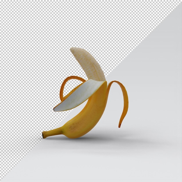 PSD conjunto de plátano aislado