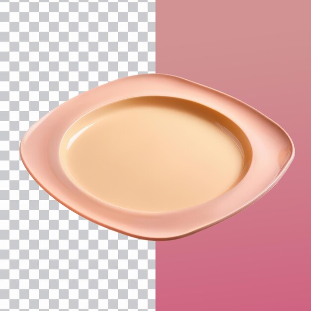 Conjunto de platos aislados sobre un fondo transparente