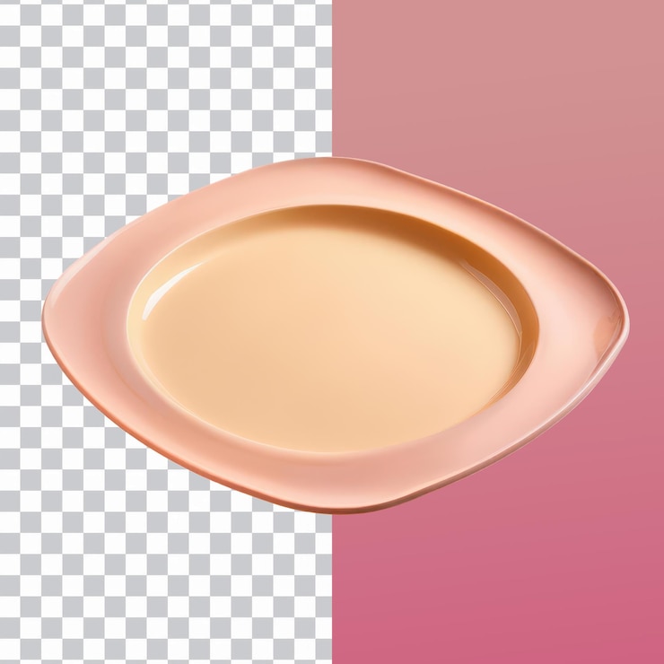 PSD conjunto de platos aislados sobre un fondo transparente