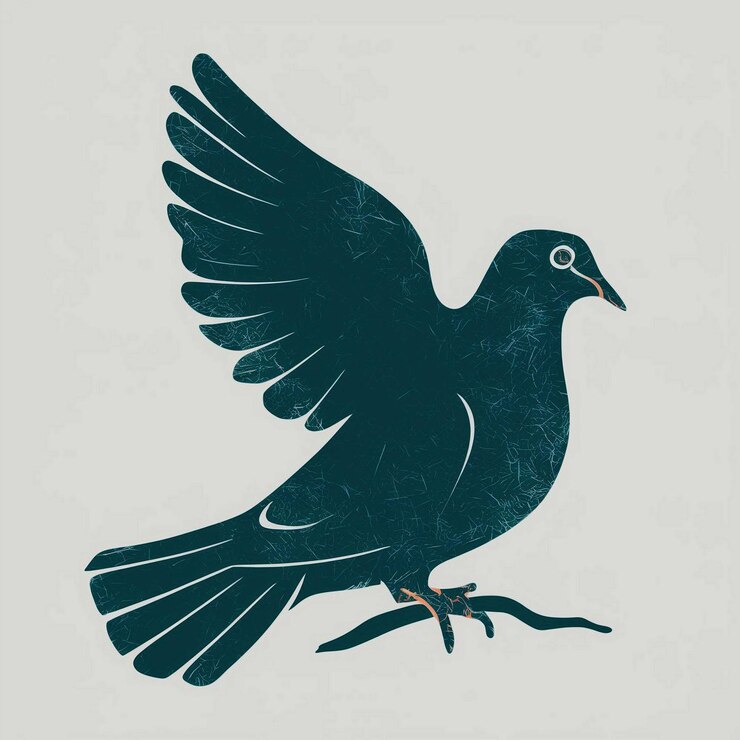PSD conjunto de siluetas de pájaros negros elementos vectoriales para el diseño iconos de aves conjunto vectorial de animales