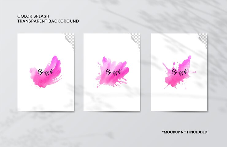 PSD un conjunto de tarjetas con flores rosas y blancas