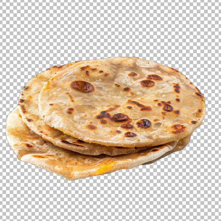 PSD un conjunto de tortillas en un fondo transparente