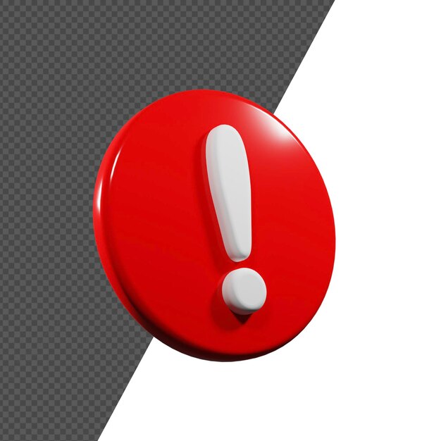 Conjunto de vectores de iconos de señal de advertencia 3D