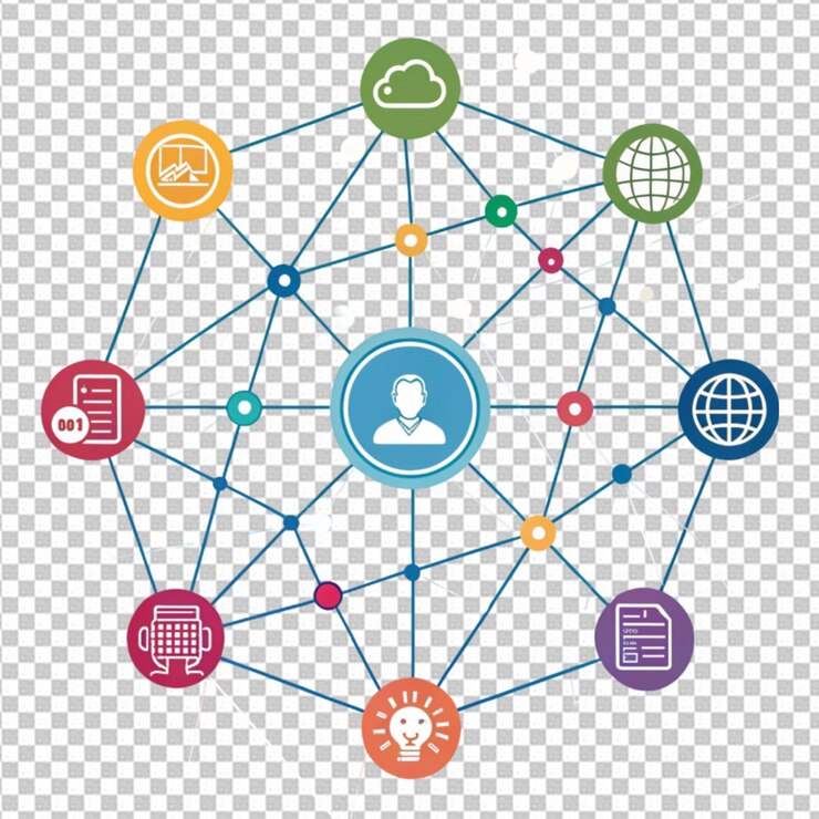PSD connection network business globales internet social