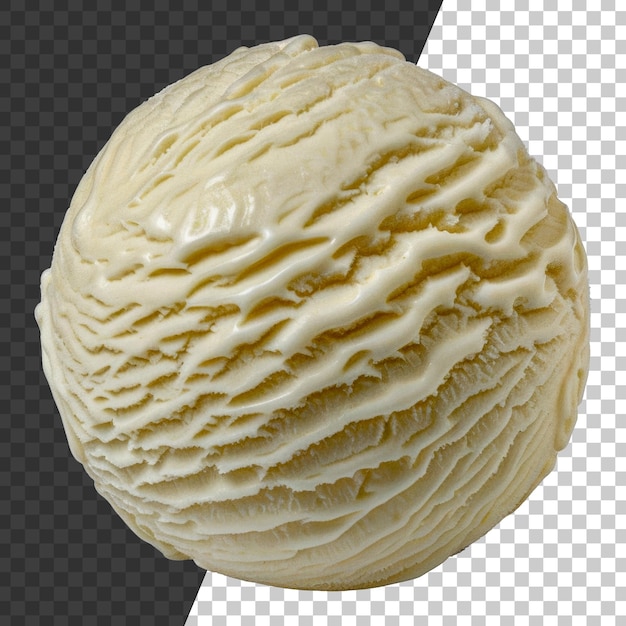 Un cono de helado blanco con un patrón de remolino blanco png