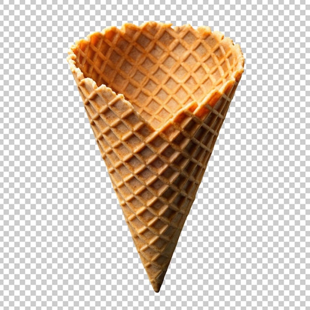 PSD cono de waffle vacío para el helado