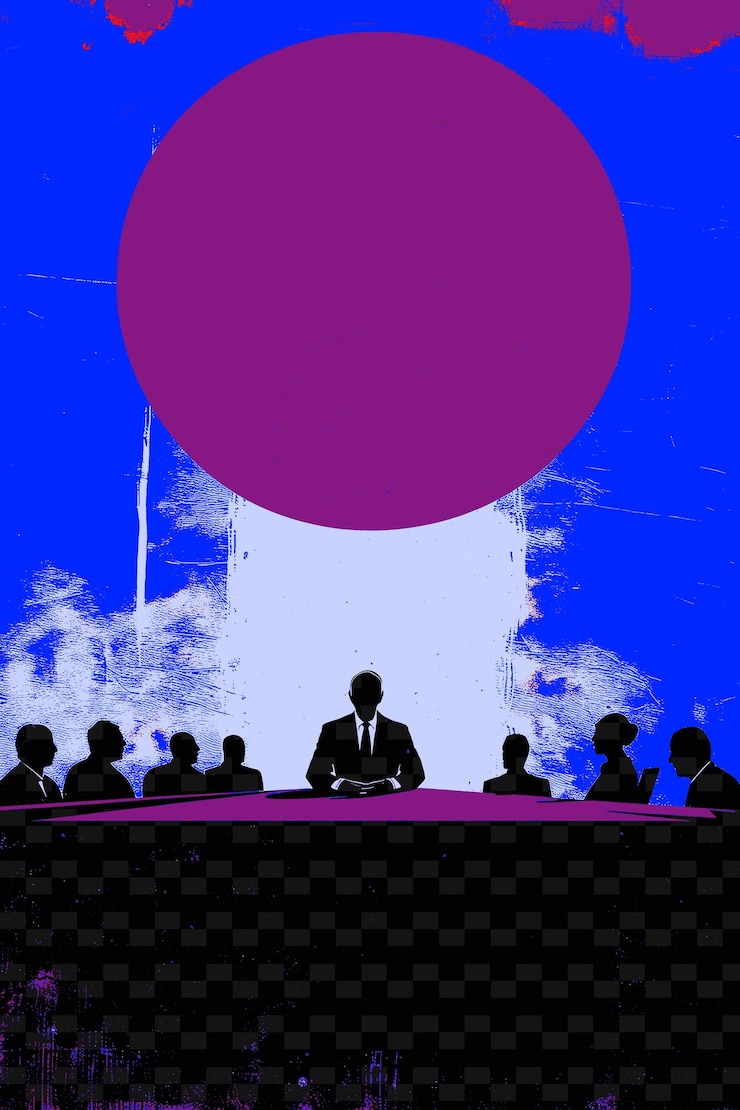 PSD entre conocer a un candidato presidencial y la campaña electoral de la ilustración plana de bitcoin industr