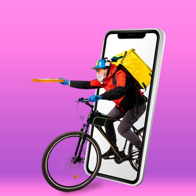 consegna di biciclette