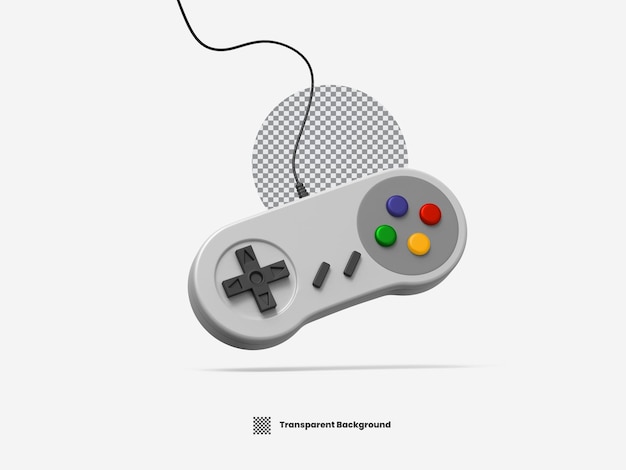 Console de jeu vidéo GamePad 3D Render