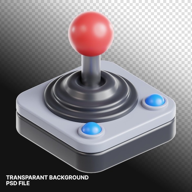 Console de rendu 3D illustration isolée
