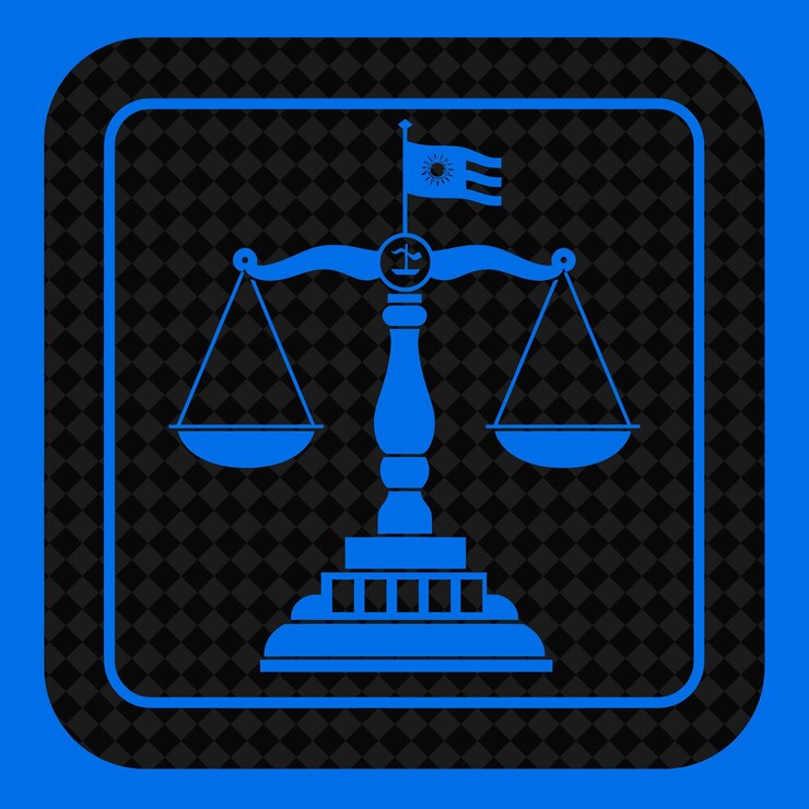 PSD constitución de indonesia con icono del emblema con un diseño vectorial abstracto inspirado en la cultura estilizada