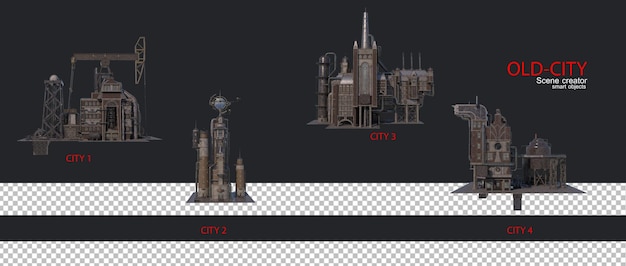 PSD construção de modelo industrial