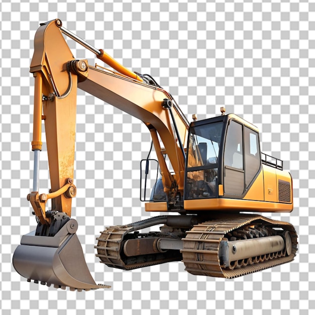 PSD construction d'une excavatrice lourde png clipart