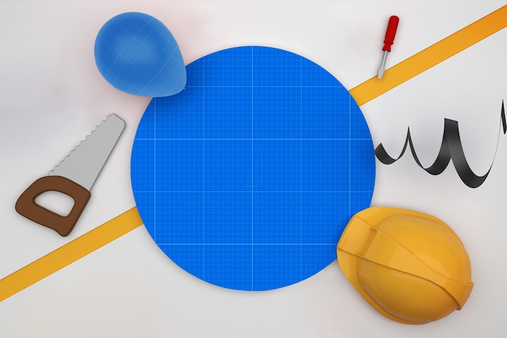 PSD construction tools and blueprint layout