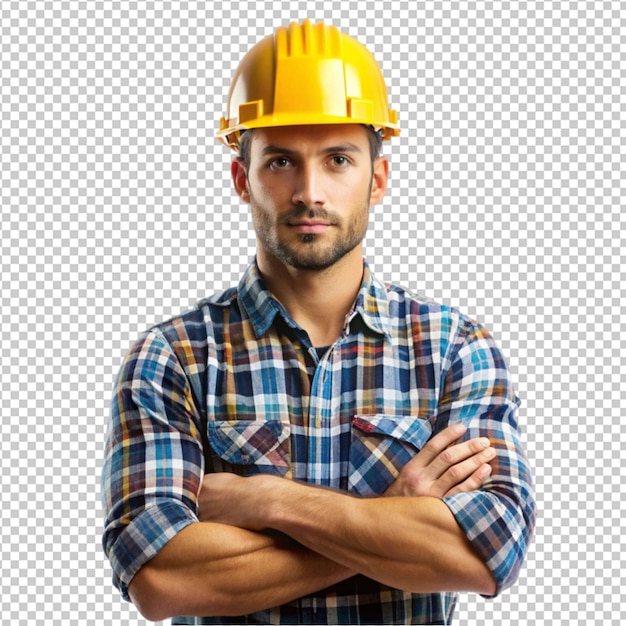 construction worker crossed arms