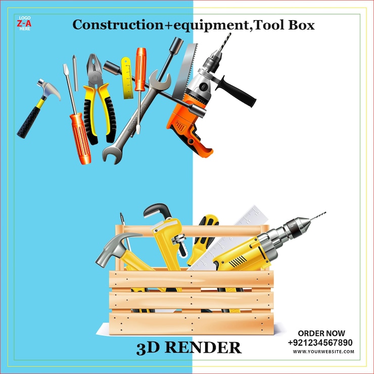 PSD constructionequipmenttool box