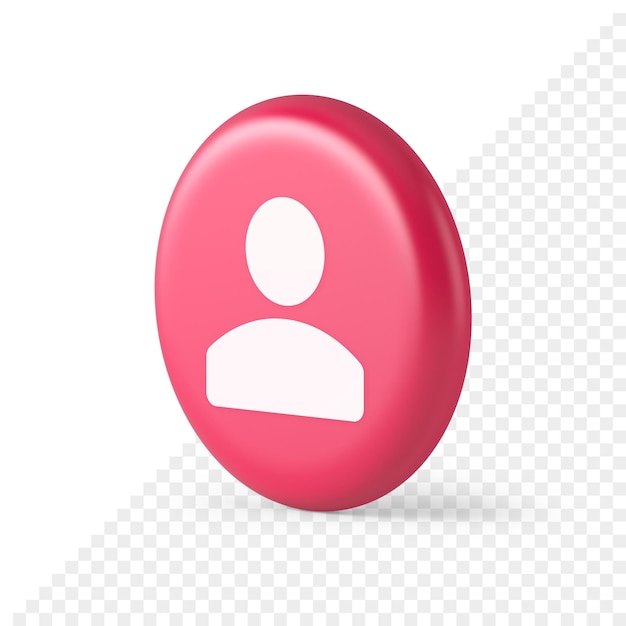 Contacter le personnel bouton d'appel membre de l'entreprise communication chat service internet icône réaliste 3d