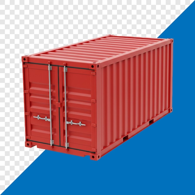 Container d'expédition rouge