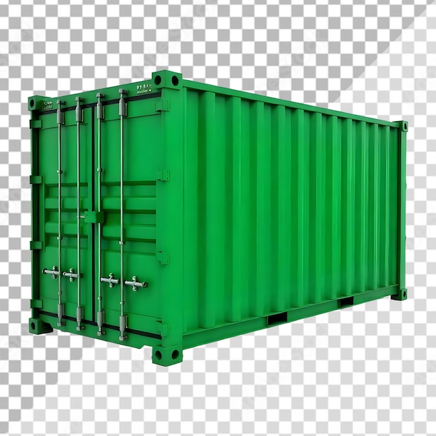 Container on a isolated transparent background