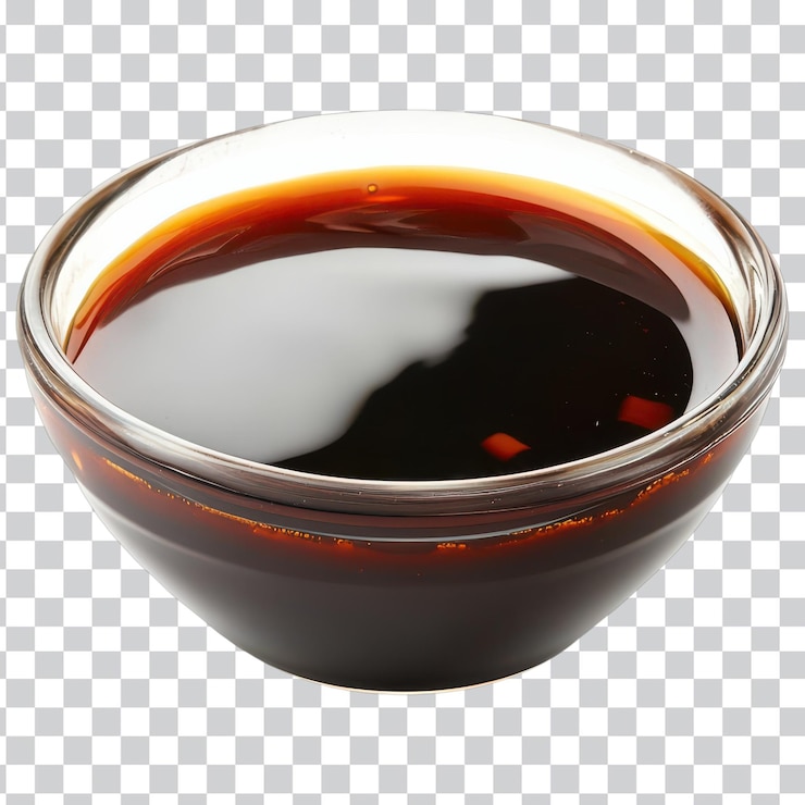 PSD container de sauce teriyaki à usage culinaire sur fond png transparent