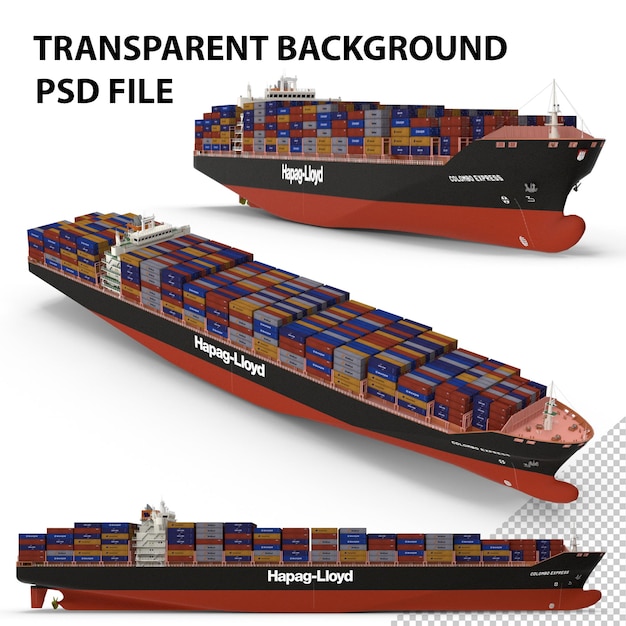 Containerschiff png