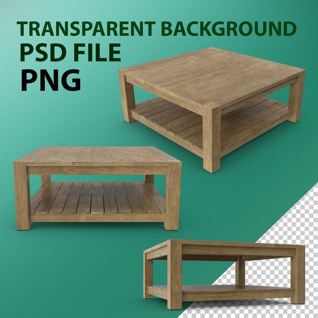 Contemporary Coffee Table PNG