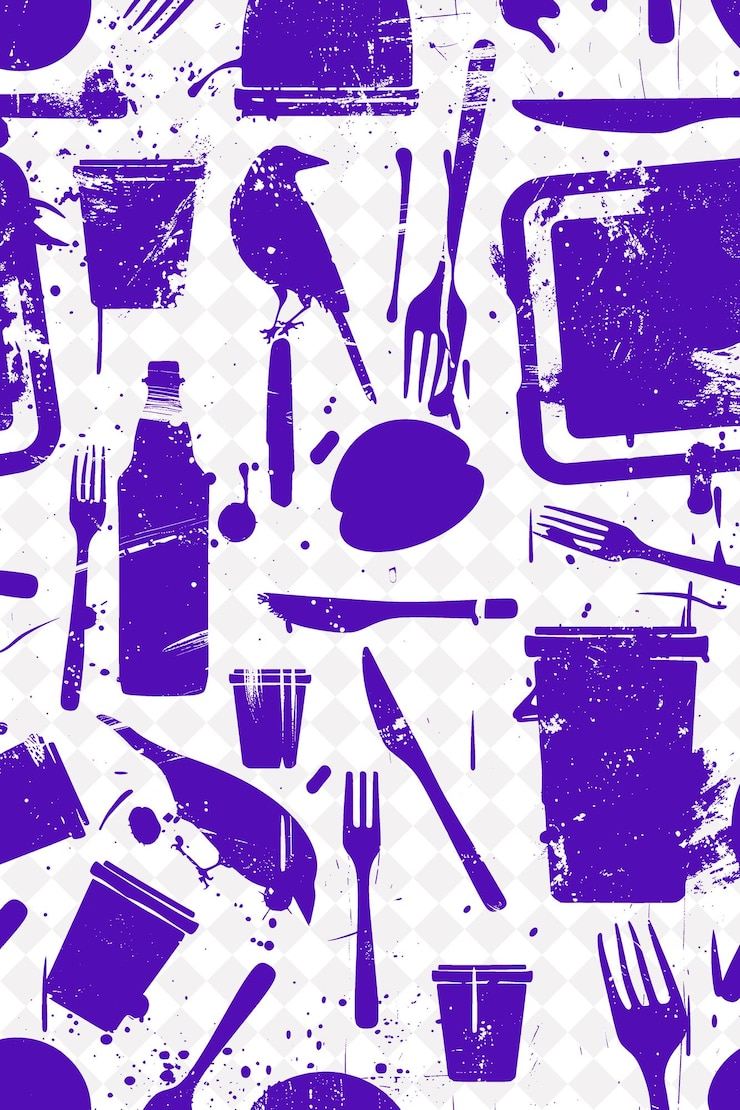 PSD contenedores de alimentos con texturas manchadas y grasosas y diseños de fondo de textura creativa de bird si