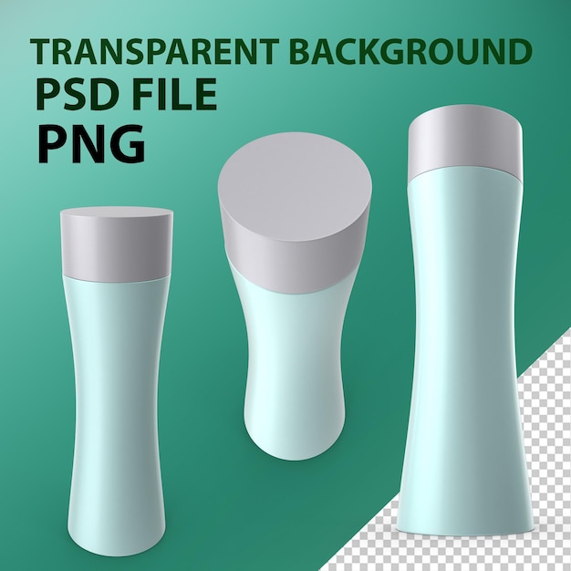 Contenitore cosmetico in plastica PNG