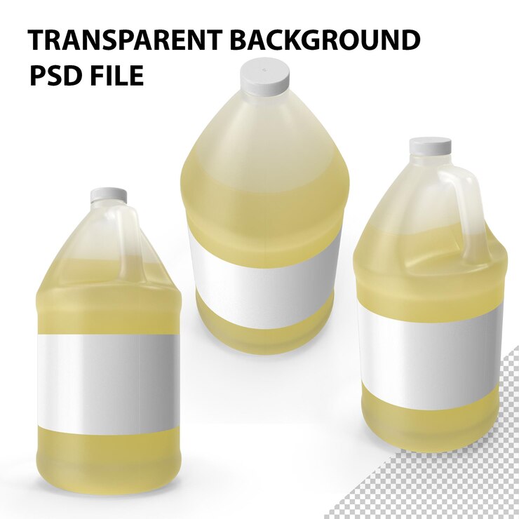 PSD contenitore di plastica per succo d'arancia png