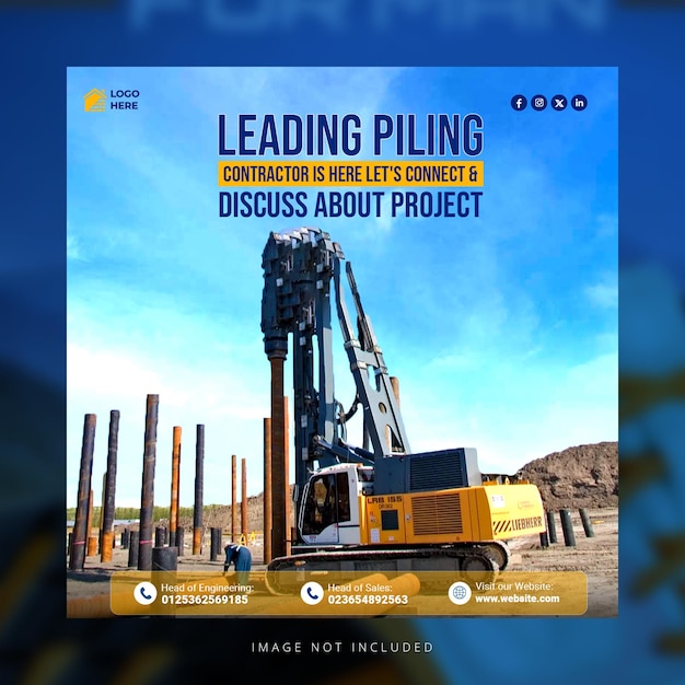 Contratista líder en la construcción de pilas