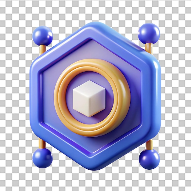 Contrato inteligente de icono 3D NFT