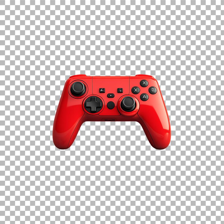 Controller di videogioco isolato su sfondo trasparente