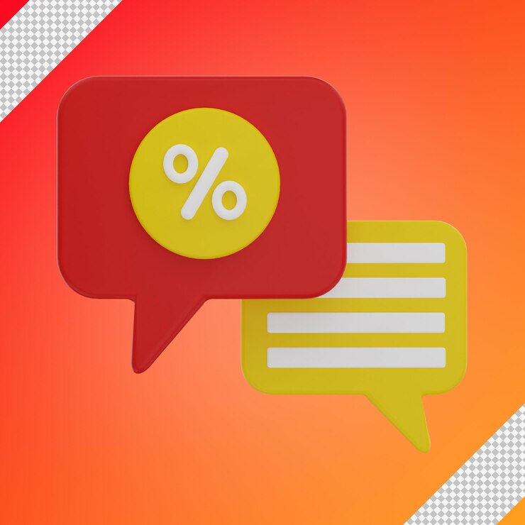 PSD conversación de venta 3d