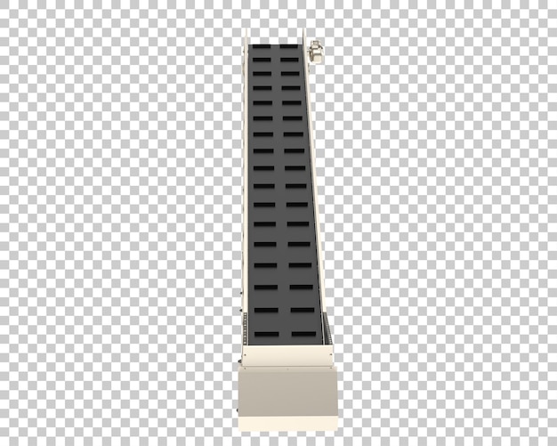 conveyor belt isolated on transparent background 3d rendering illustration