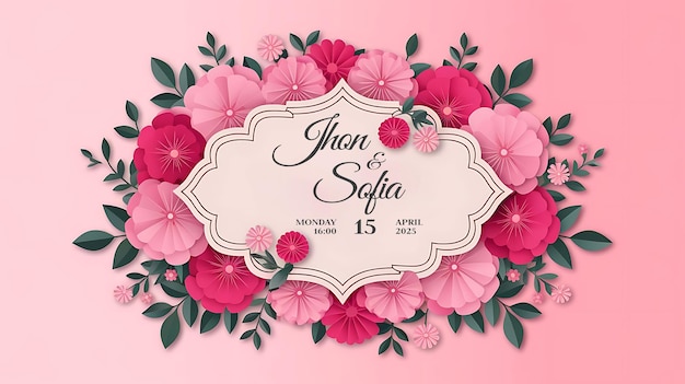Convidado para o casamento de Jhon Sofia