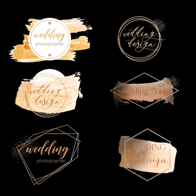 convite de casamento ouro