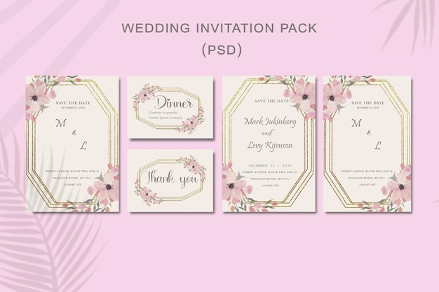 convite de casamento