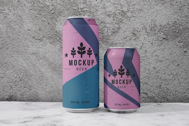 Convite para o dia da cerveja e maquete de merchandising