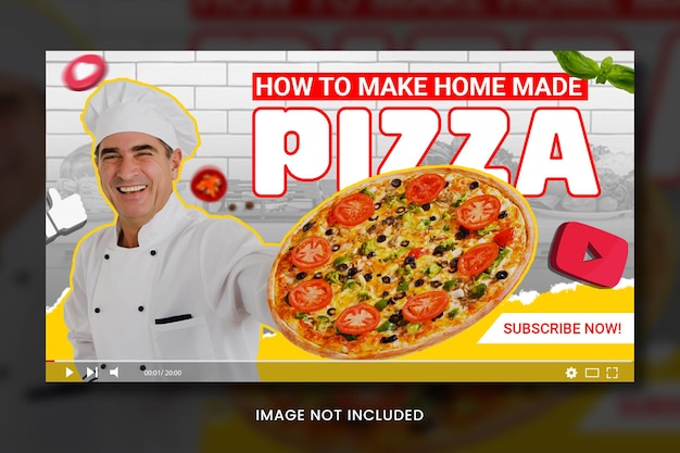 Coocking Youtube Miniaturvorlage