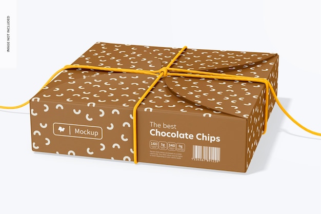 Cookie box mockup