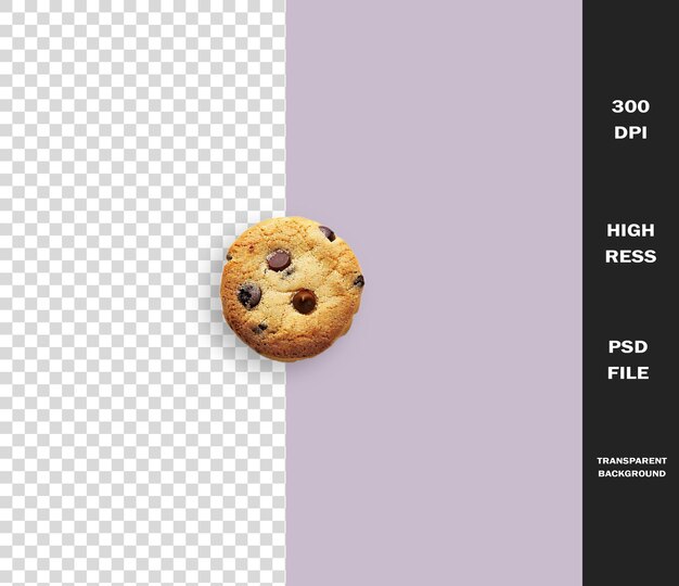 PSD una cookie con una cookie en el fondo y una imagen de una cookie con las palabras quot gluten quot o