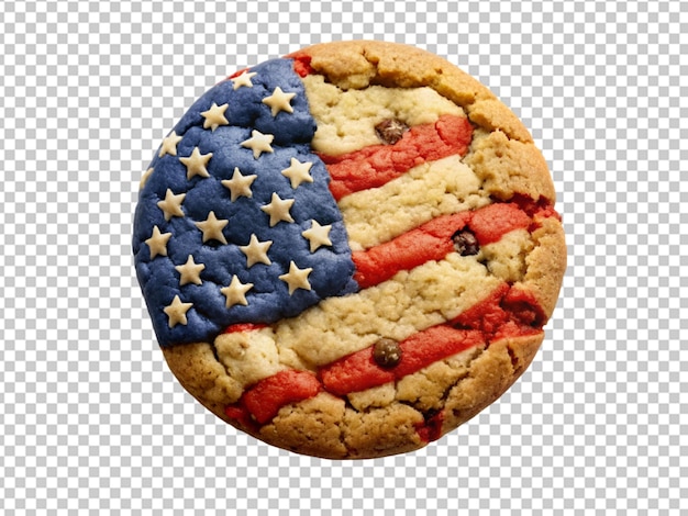 cookie avec le drapeau des États-Unis