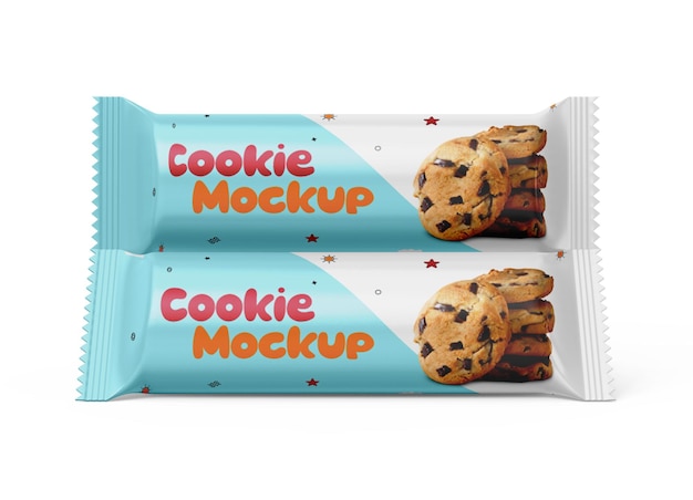 PSD cookie-paket-branding-mockup