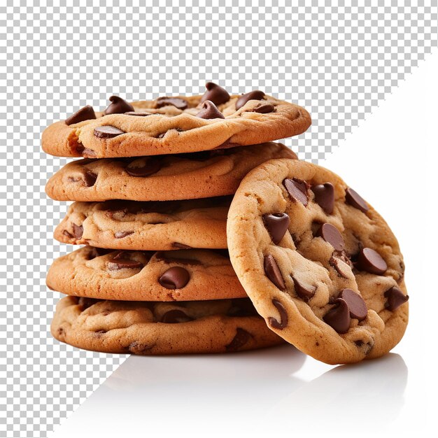 PSD cookies aislados en un fondo transparente
