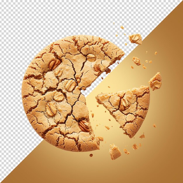 PSD cookies, die auf weißem hintergrund isoliert sind